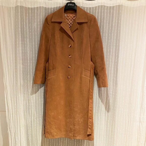 Vintage 70s Majestic Garments Faux Suede Women's Coat - Picture 1 of 4